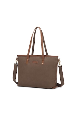 Kanvas Kumaş Kadın Omuz Çantası Smart Bags 1330 Kahve 15829451