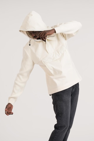 Giotelli Regular Fit Kapşonlu Kanguru Cepli Sweatshirt krem
