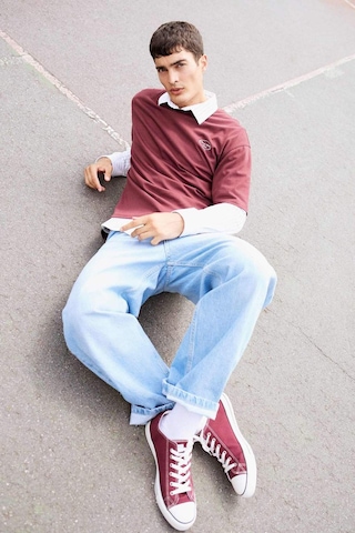 DeFacto %100 Pamuk Skater Fit Geniş Kalıp Yüksek Bel Geniş Paça Jean Pantolon F3925AX25SMNM39