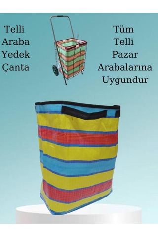 Telli Pazar Arabası Yedek Çanta