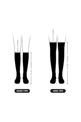 Geeksen Kadın Bacak Kolluğu - Spandex Polyester Golf Ve Güneş Korumalı Beyaz