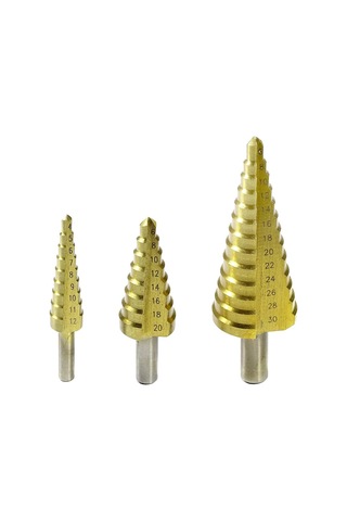 Knisaw Ks51699 Kademeli Saç Delme Seti Titanyum Kaplama 3 Parça