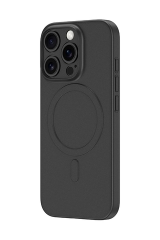 Apple Uyumlu iPhone 16 Pro Kılıf Magsafe Şarj Özellikli Amazingthing Minimal Air Serisi Kapak Siyah