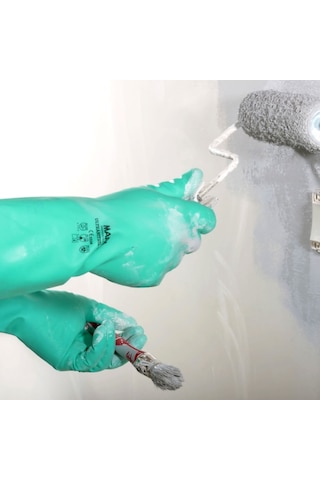 Ultranitril 492 Kimyasal Solvent İş Eldiveni 32 Cm No:9