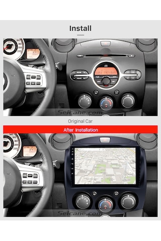 Mazda 2 2010+ Multimedya Navigasyon Usb Kamera Carplayer 6 Ram