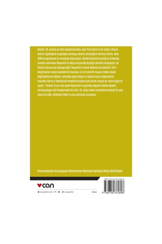 Bulantı - Jean Paul Sartre - Can Yayınları
