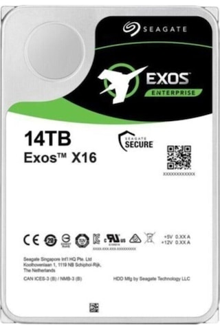 Seagate Exos 3.5 14tb 7200 512e/4kn St14000nm001g