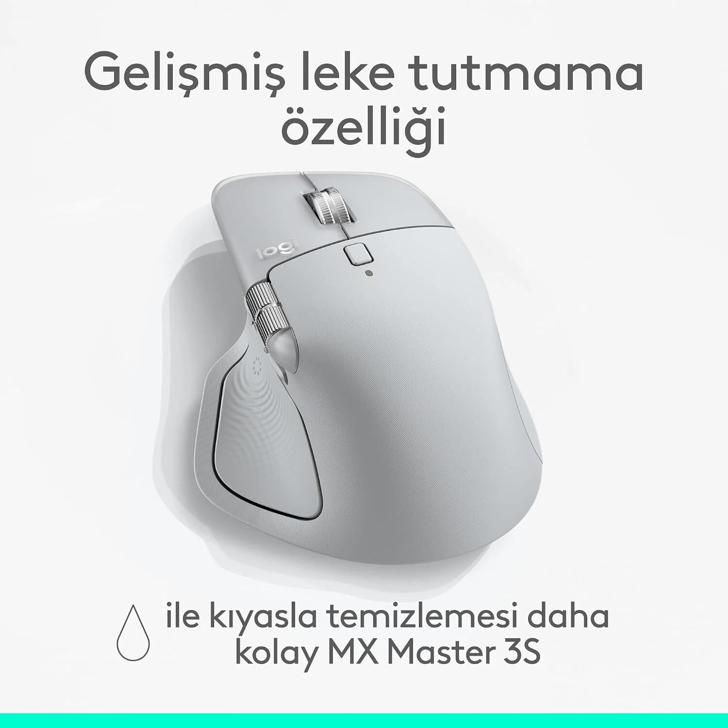 Logitech Mx Master 4 Kablosuz Performans Mouse - Gri 910-007563