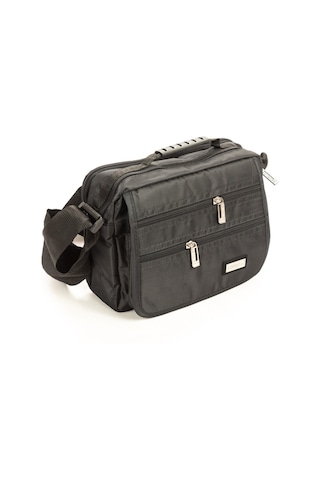 Imperteks Su Geçirmez Kumaş Seventeen Çok Gözlü Postacı El Ve Omuz Çantası Siyah 2247 Siyah