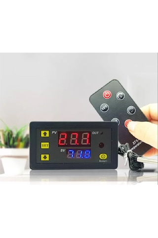 W3231  12Volt 1500w  Uzaktan Kumandalı Termostat
