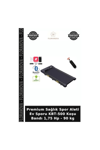 Premium Sağlık Spor Aleti Ev Sporu Kbt-500 Koşu Bandı 1,75 Hp - 90 Kg