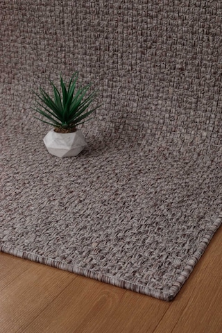 Premium Kalite Kaymaz Tabanlı Natura Doğal Yıkanabilir Yolluk Oturma Odası Balkon Mutfak Gri-102 Kahverengi