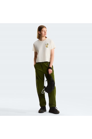 The North Face Flora Embroidered Regular Graphic Kadın Tişört C-the0a8g9qqlıqlı Beyaz