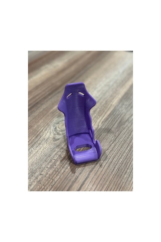 Recaro Koltuk Tasarımlı 3d Baskı Masaüstü Telefon Tutucu Şarj Uyumlu Sarı