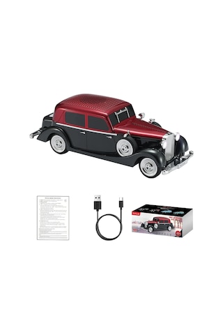 Retro Klasik Araba Bluetooth Hoparlör Kablosuz Hd Ses Fm Radyo Yg-239 5047