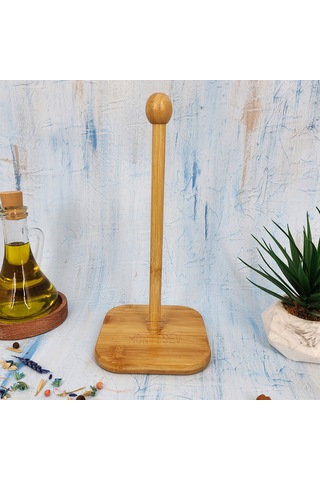 Ahşap Bambu Kağıt Havluluk Ahşap Peçetelik Mutfak Düzenleyici