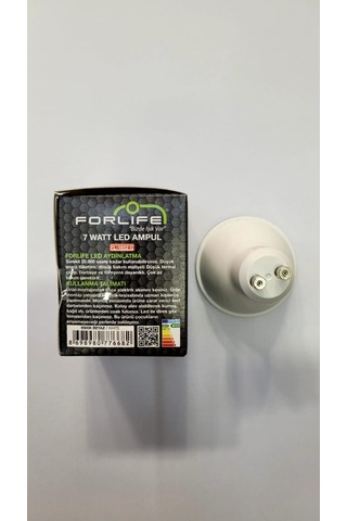 Forlife 7 Watt Gu10 Duylu Beyaz Işık Led Spot Ampulü 10 Adet