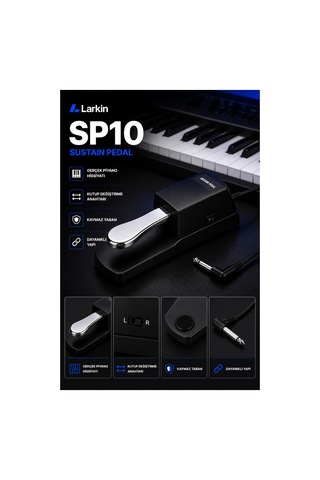 Larkin Sp01 Sustain Pedal Switchli - Piyano Pedalı