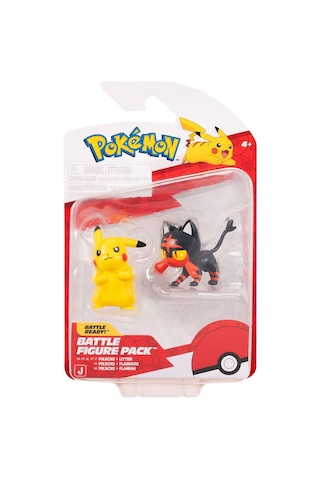 Pokemon Battle 2'li Figür Seti Pkw4073 - Pikacu Ve Litten Diğer