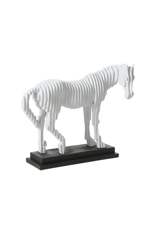 Mudo Home Whıte Horse Biblo 16x35x32 Cm