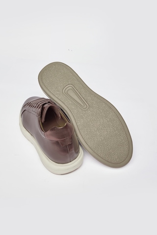 Premıum Altınyıldız Erkek Kahverengı Sneaker Ayakkabı Kahverengi