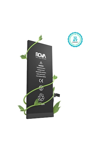 Rova Apple Uyumlu iPhone 6 Plus Yüksek Kapasiteli Batarya Pil 3810 Mah
