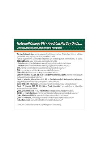 Omega Vm 30 Yumuşak Kapsül Ve Magneline Pro 60 Tablet
