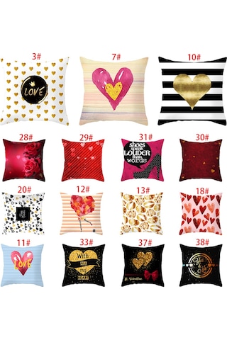 Yastık Minder Kılıfı Dekoratif Ev Gereçleri Kanepe Yastık Kılıfı Şeftali Kaşmir 45 45 Yastıksız Çok Renkli