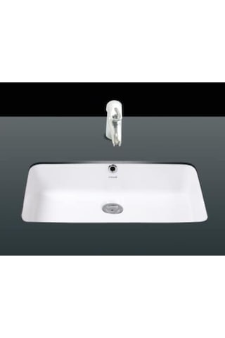 Creavit Tp730 Tezgah Altı Dikdörtgen Lavabo 30 x 50 CM Beyaz