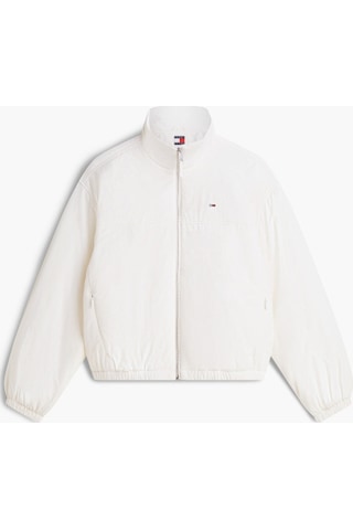 Tommy Hilfiger Tjw Kadın Dolgulu Dik Yaka Ancient White Ceket-16391 Beyaz