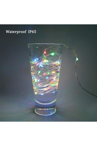 3Mt Karışık Renkli Pilli Peri Led Dekoratif Tel Led Işık