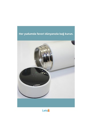 Anime Baskılı Paslanmaz Çelik Dijital Göstergeli Termos 500 Ml Çok Renkli