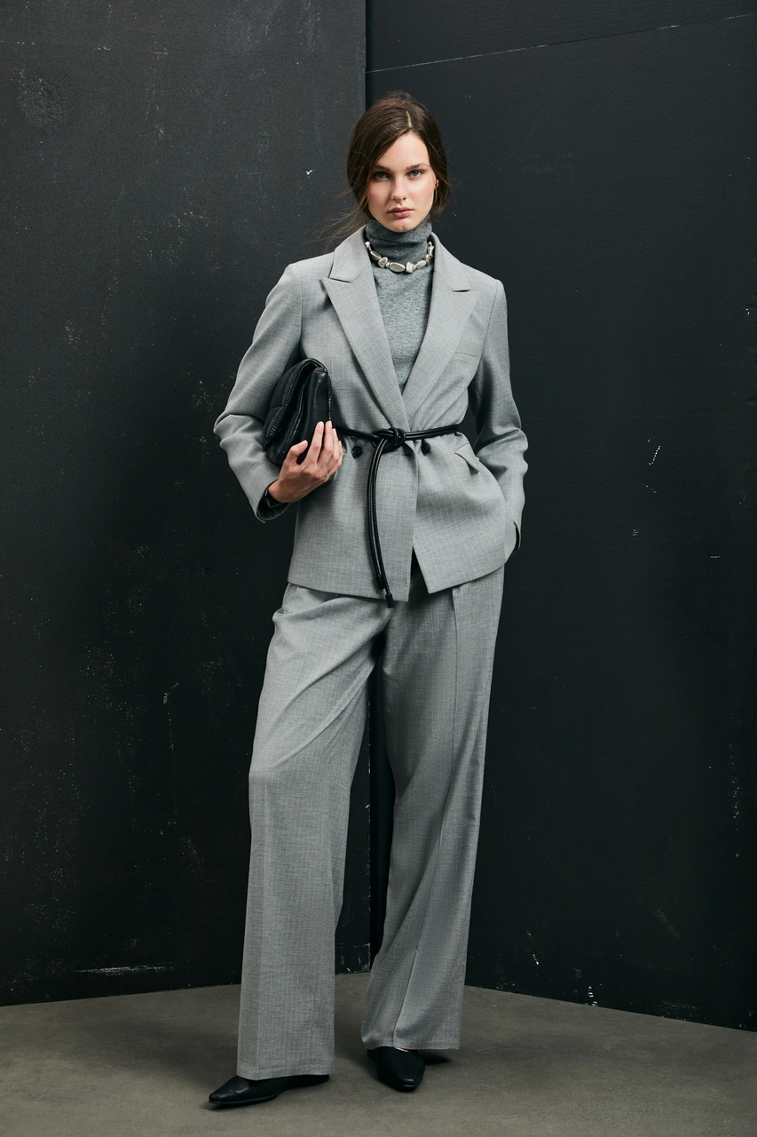 Lufian Kate Kadın Pantolon Gri Gri 122190044100150 Gri