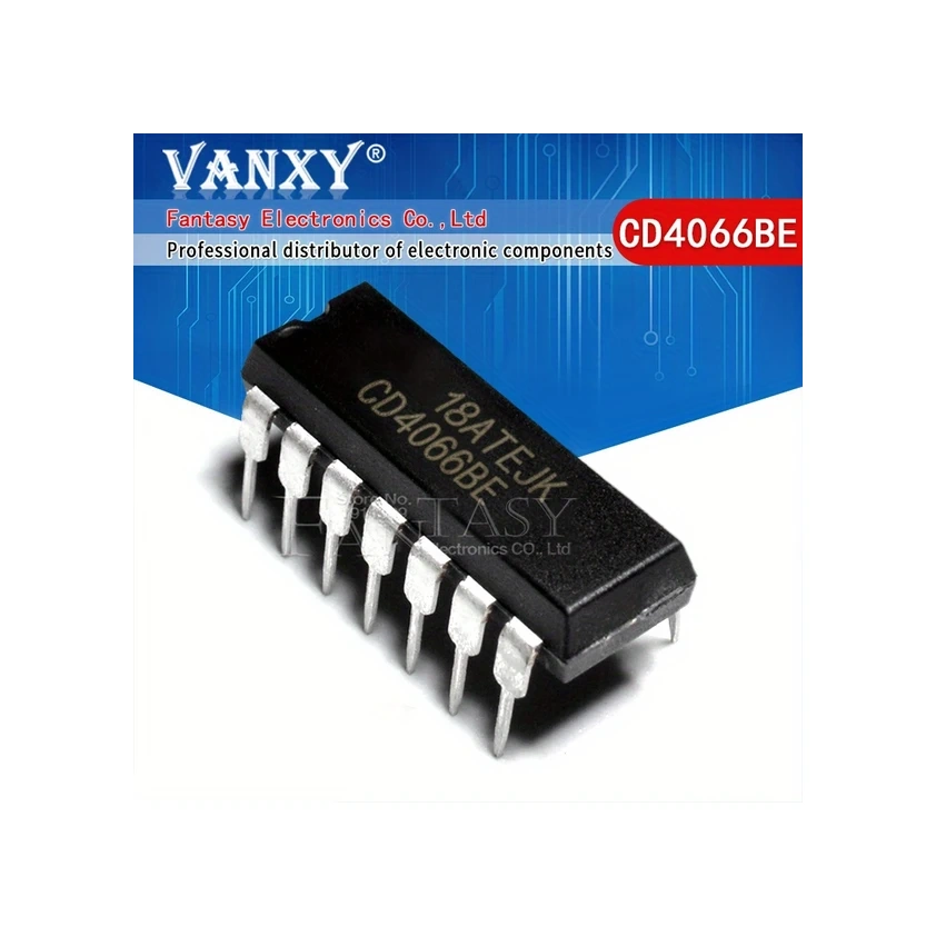 Wangxi Cd4066be 10 Adet Cd40xx Serisi Düşük Güç Cmos Mantık Entegreleri