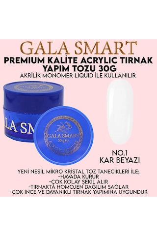 Akrilik Toz Premium 30 G - No:01 Gala Smart