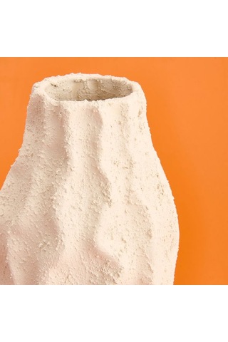 Evidea Deco Almeria Vazo - Bej - 35,5 Cm Bej