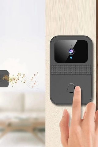 Torima D9 Siyah Akıllı Su Geçirmez Kablosuz Kapı Zili