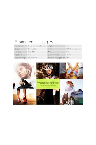 Mufunye Fonge S760 Spor Kulaklık, Kablolu Girişli, Mikrofonlu, Tepki Kontrolü, Siyah, 3.5mm Soket S760