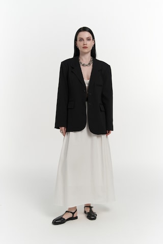Mai Studios Co. Volda Yaka Detay Siyah Blazer Siyah