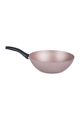 Acar Damla 24 cm Pembe Wok Tava XCM-21-0259/12