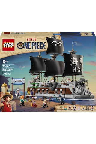 LEGO® ONE PIECE Garp’ın Savaş Gemisi 75646 - 9 Yaş ve Üzeri Çocuklar için 8 Minifigür İçeren Oyuncak Yapım Seti (1705 Parça)