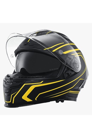 Scoyco Flash Kapalı Kask Siyah