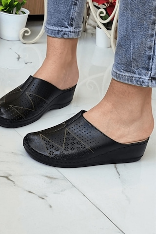 Neon Shoes Lisa Kadın Sabo Medikal Doktor Hemşire Hastane Tam Ortopedik Önü Kapalı Ev Dışarı Terlik 001