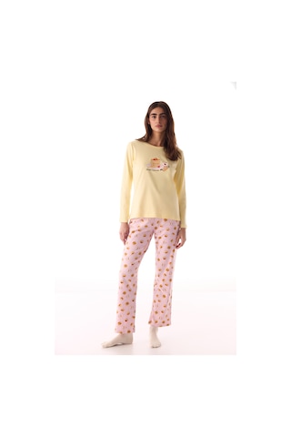 Penti Renkli Breakfast Pantolon Pijama Takımı