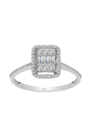 Sirius Pırlanta Clarissima Stella Baget Pırlanta Yüzük 0804R0403