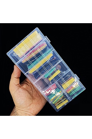 Komponentci Isı İle Daralan Makaron Kablo Yalıtım Set 328 Parça Kutulu