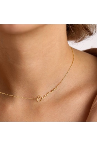 İsimli Altın Kolye T12822