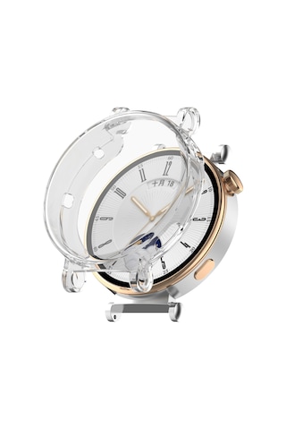 Huawei Watch Gt4 41mm Uyumlu Kasa Ekran Koruyucu 360 Tam Koruma Kılıf Kapak