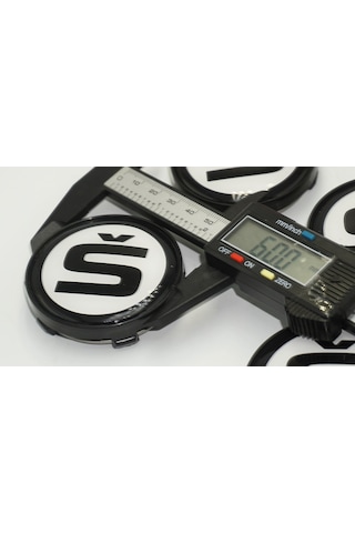 Skoda S logo Jant Göbeği Kapak Seti  60mm