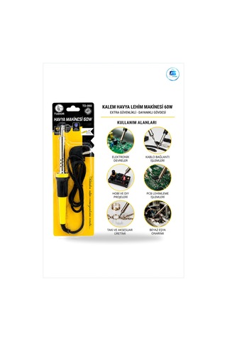 Kalem Havya 60w 220v Lehim Makinesi Elektronik Devre Hobi Tamir L